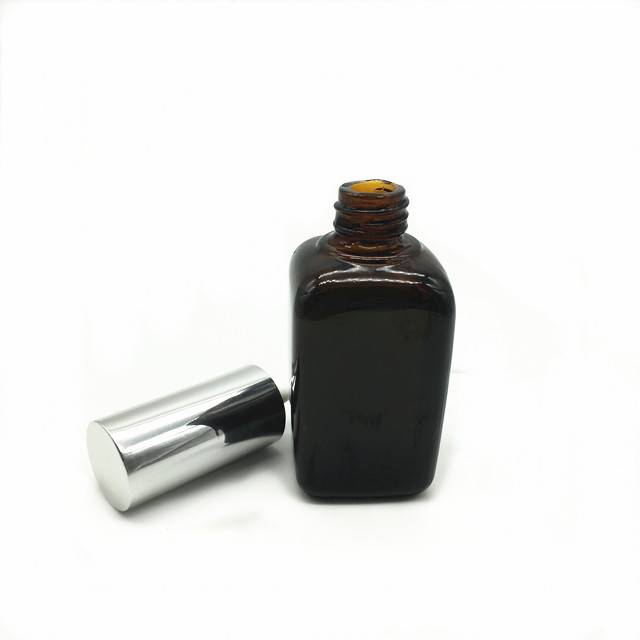 beautiful and cute amber 50ml glass spray bottle for perfume,essential oil