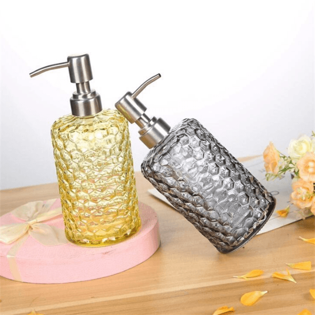 500ml Crystal Liquid Soap glass Bottle for Home Decoration Featured Image