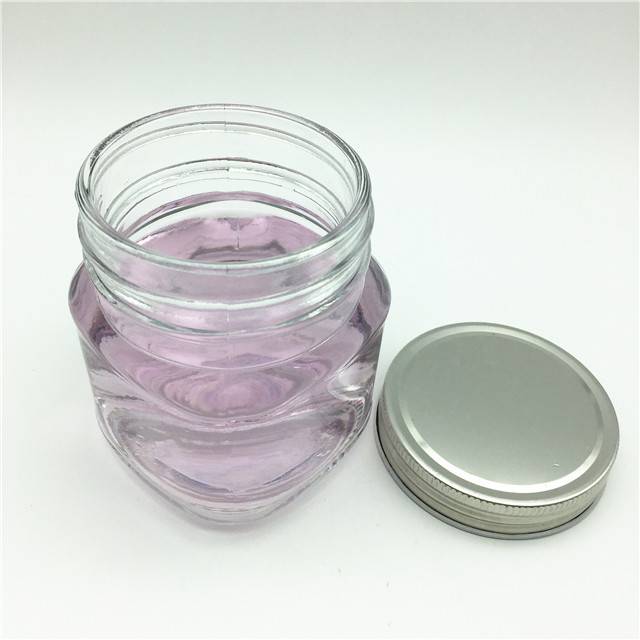 In stock 240ml 8oz square canning glass mason jar