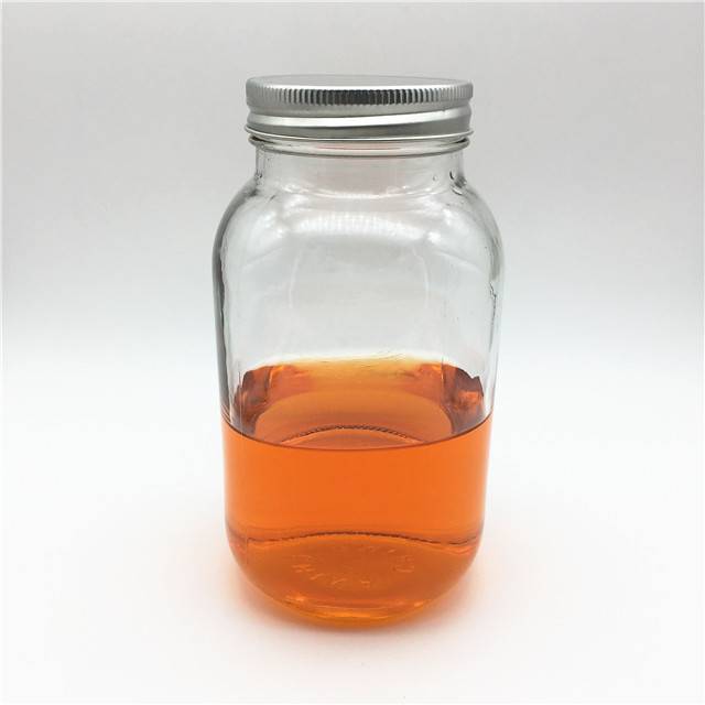 1000ml Clear Glass Jar Wide Mouth Mason Jar for Fermenting, Kombucha, Kefir, Storing and Canning Uses