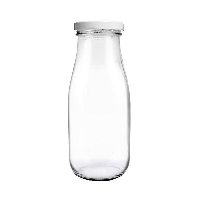 China 11 Oz 330ml Clear Glass Milk Bottles Manufacturers And Suppliers Wan Xuan