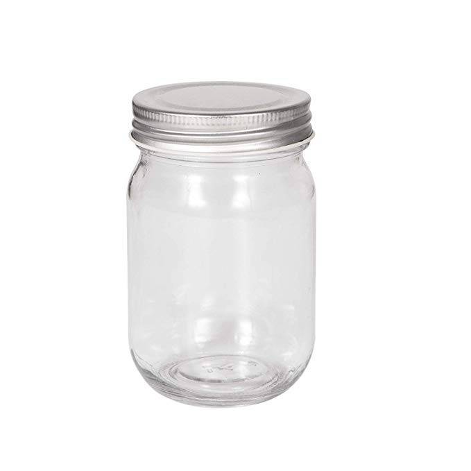 12oz Glass Canning Jar For Pickles And Kitchen Storage