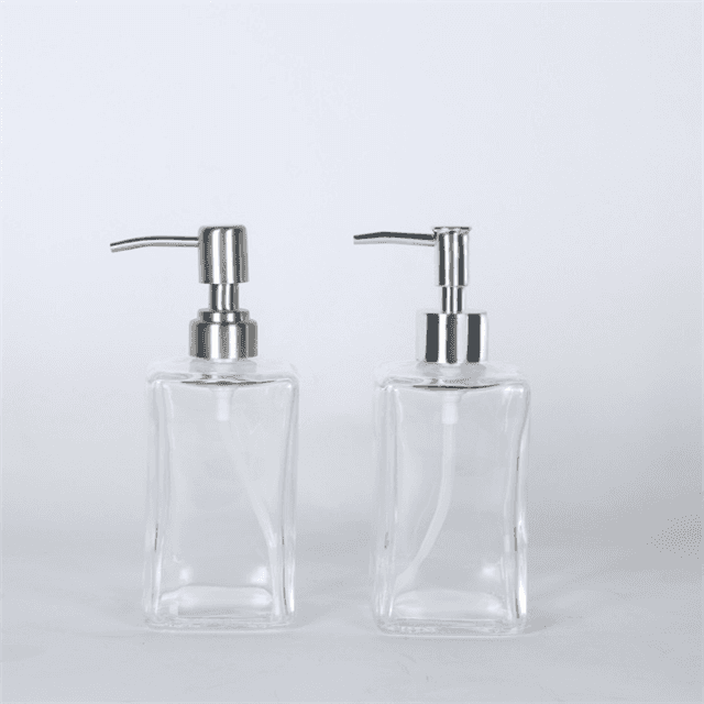 500ml Glass Bottle Soap Mason Jar Hand Washing Liquid for Bathroom