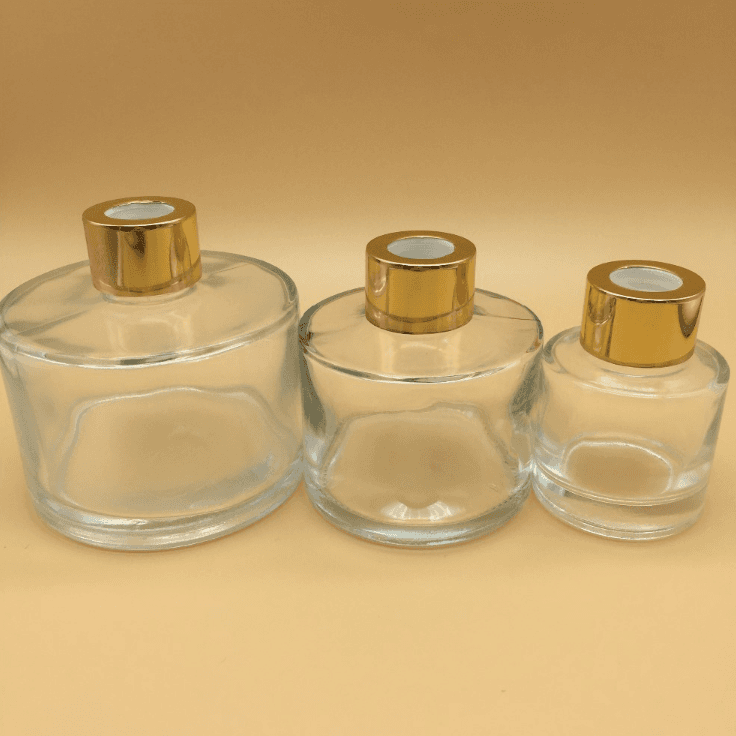 50ml 100ml 125ml 200ml cylinder-shaped glass Aromatherapy bottle Glass Perfume Bottle