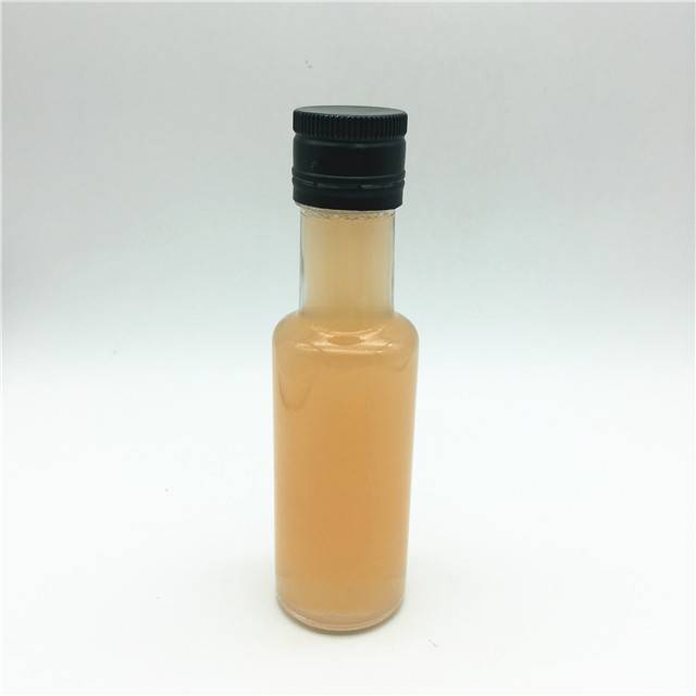 Wholesale 100ml mini round clear glass bottles for argan oil and olive oil