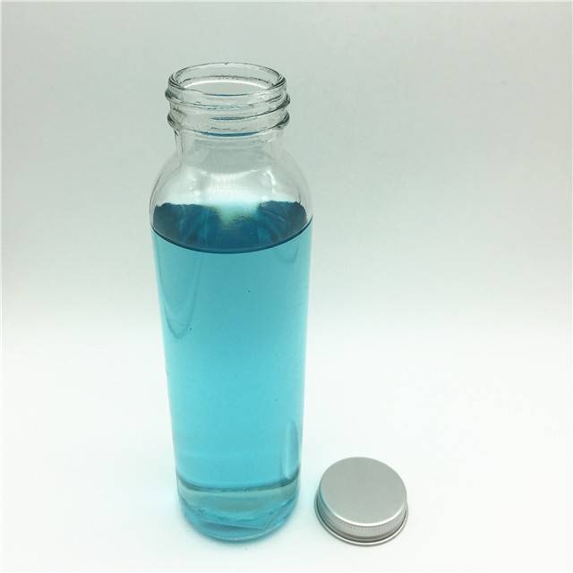 350ml 500ml cylindrical freshly squeezed smoothies drinks glass juice bottles