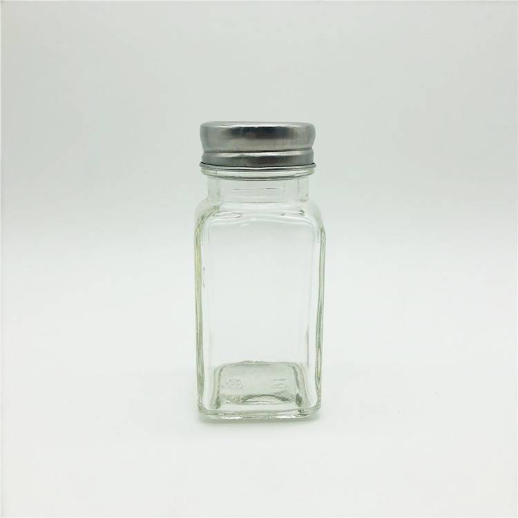 Custom logo 70ml adjustable lid glass spice mason jar
