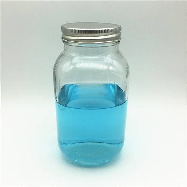 1 Liter Glass Canning Mason Super Jar With Metal Lid