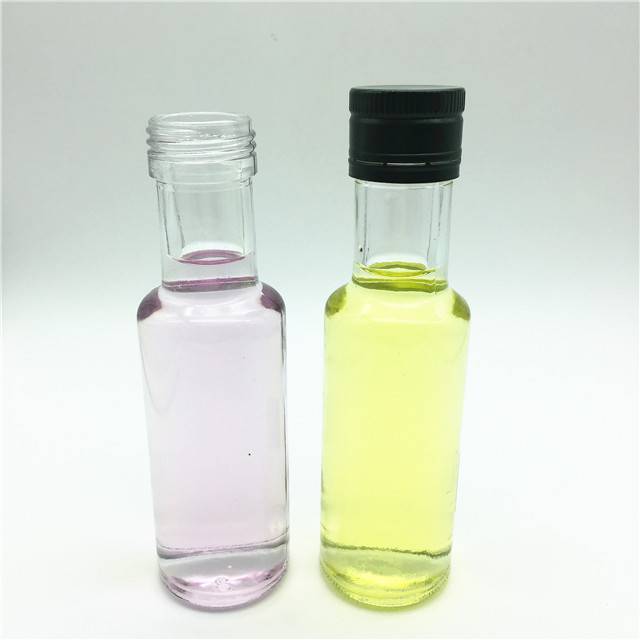 Xuzhou factory 100ml round hot chili pepper sauce bottle olive oil glass bottle Featured Image