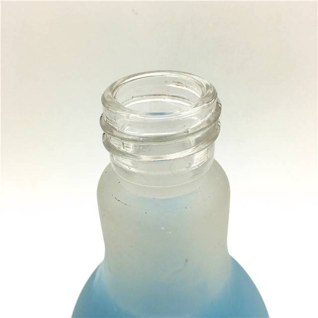 500ml high quality frosted and clear oko light bulb glass bottle