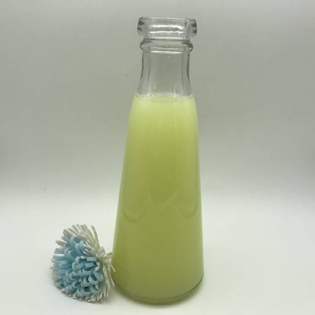 unique cone shaped clear empty glass tea bottles with cork