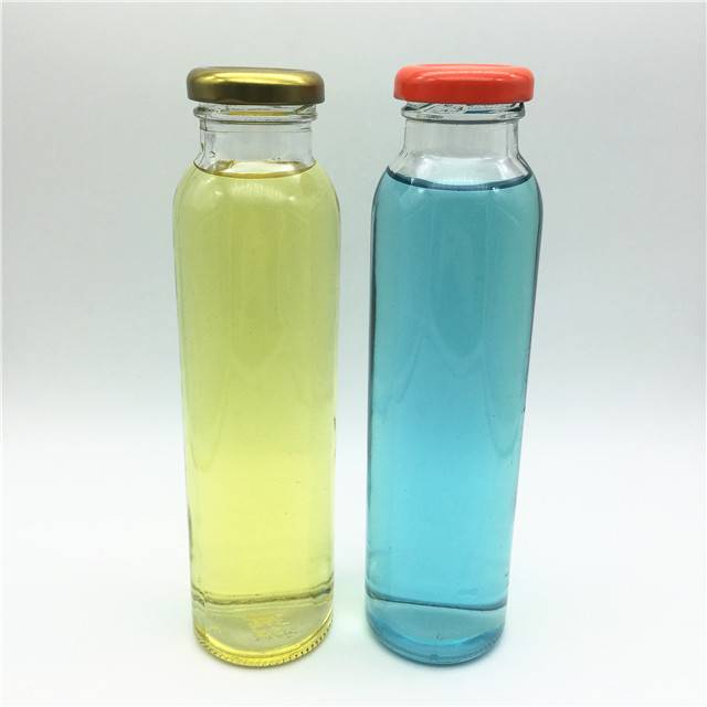 Xuzhou factory 300ml 10oz cylindrical juice bottle glass