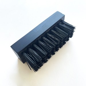 bristle hair nylon hair wooden shoe brush