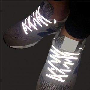 เชือกผูกรองเท้าแบบสะท้อนแสง 3M สำหรับรองเท้าผ้าใบ