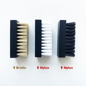 bristle hair nylon hair wooden shoe brush