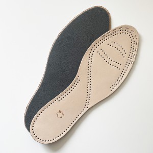 Leather flat shoe insole arch support 3/4 shoe insert