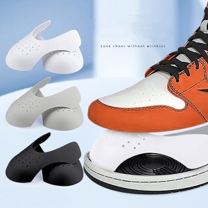 熱い販売靴のしわプロテクターアッパーヴァンプ抗しわスニーカーヘッドプラスチック靴シールドをサポート