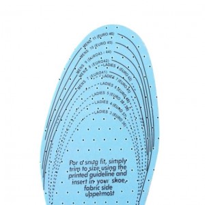Antibacterial Double-Layer Latex Foam Perforated Insoles