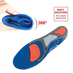 Massaging Silicone Gel Insole For Plantar Fasciitis