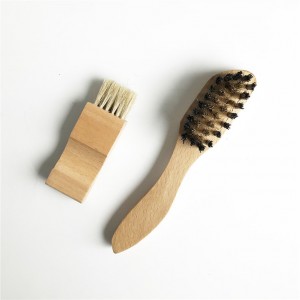Щітка для взуття з дерев’яною ручкою