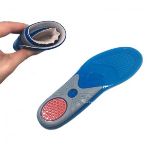 Palmilha de resfriamento com almofada para inserção de sapato