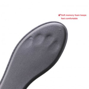 Palmilha de sapato de massagem com espuma viscoelástica personalizada