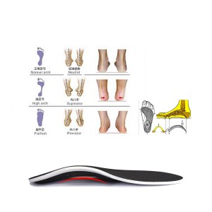Zakázková podpora klenby běžecké vložky TPR ortopetické vložky do bot