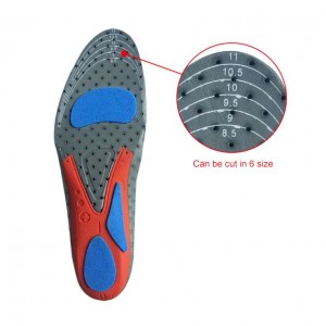 Foot Bed Arch podporuje vložky do bot