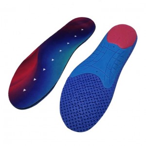 Palmilha impressa personalizada ortopédica para pés