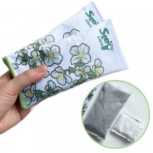 Custom flower or forest fragrance bamboo charcoal bag shoe deodorizer bag
