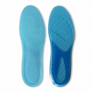 Semelles intérieures fonctionnelles en gel de silicone pour chaussures souples.