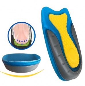Height Increase Heel Cushion Cooling Insoles