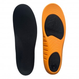 Custom elastic pu foam sport pain relieve insoles shoe insert