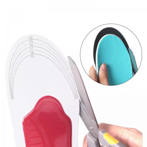 Breathable running arch support insoles