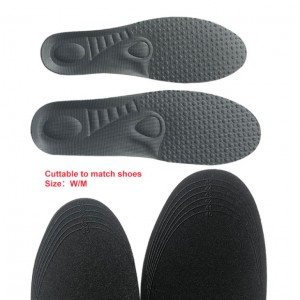 Orthopädische Schuheinlage zur Massage des Fußes