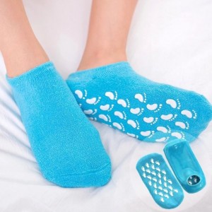 Chaussettes en gel spa hydratant pour pieds craquelés