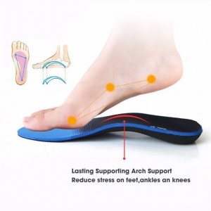 Blue Orthopedic Arch Support Shoe Insoles