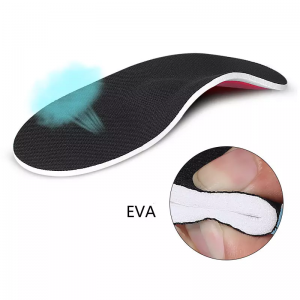 Breathable running arch support insoles