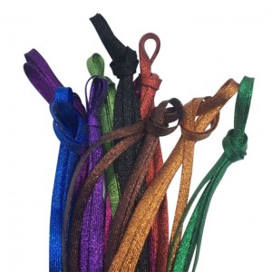 Блестящие цветные шнурки премиум-класса с блестками