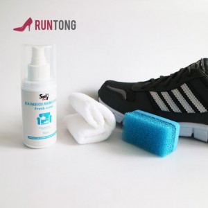 Set per la pulizia delle scarpe con spray antimacchia e idrorepellente