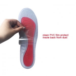 Palmilha esportiva de gel de silicone para sapatos