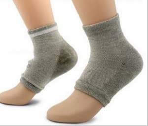 Silikonové hydratační ponožky s otevřenou špičkou