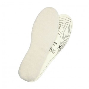 Cut to Size Fluffy Shoes Insert White Fleece Insole