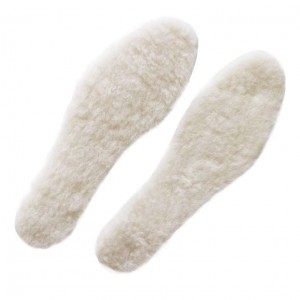 Cut to Size Fluffy Shoes Insert White Fleece Insole