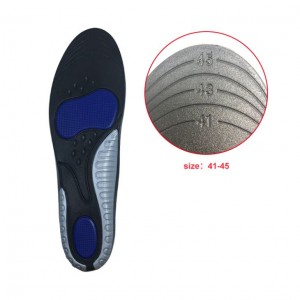 Engros brugerdefineret trykt logo sko indersål