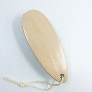 Spazzola per scarpe portatile con manico in legno all'ingrosso