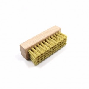 Wooden Pig Hair Bristle Shoe Cleaning Brush