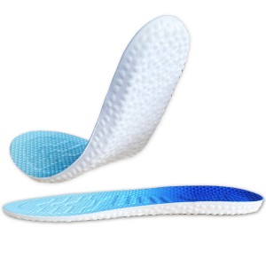 Shock Absorption Comfort Sport Foot Insole Soft Flat Feet PU Insoles For Shoes