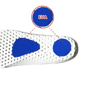 Custom quick dry breathable soft EVA foot fatigue pain relief sports sneakers insoles