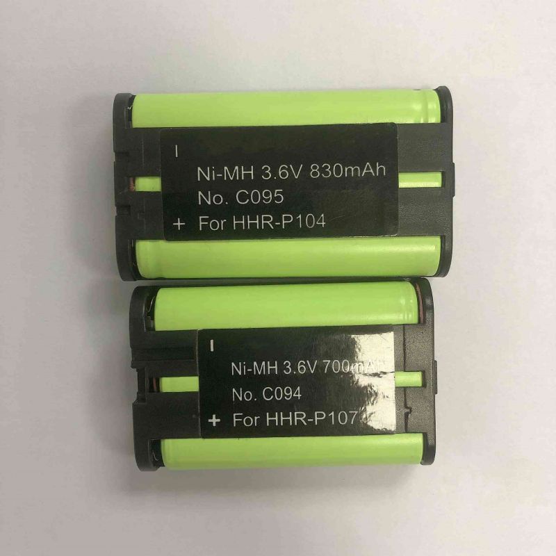 3.6 nimh rechargeable battery pack